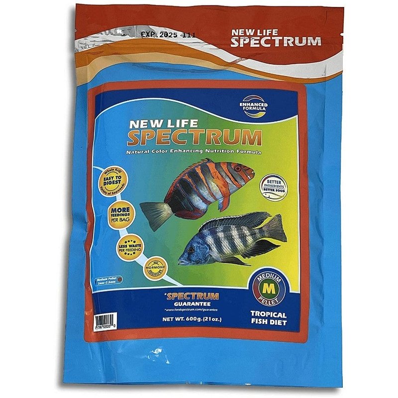 New Life Spectrum Tropical Fish Food Medium Sinking Pellets - Aquatic Connect