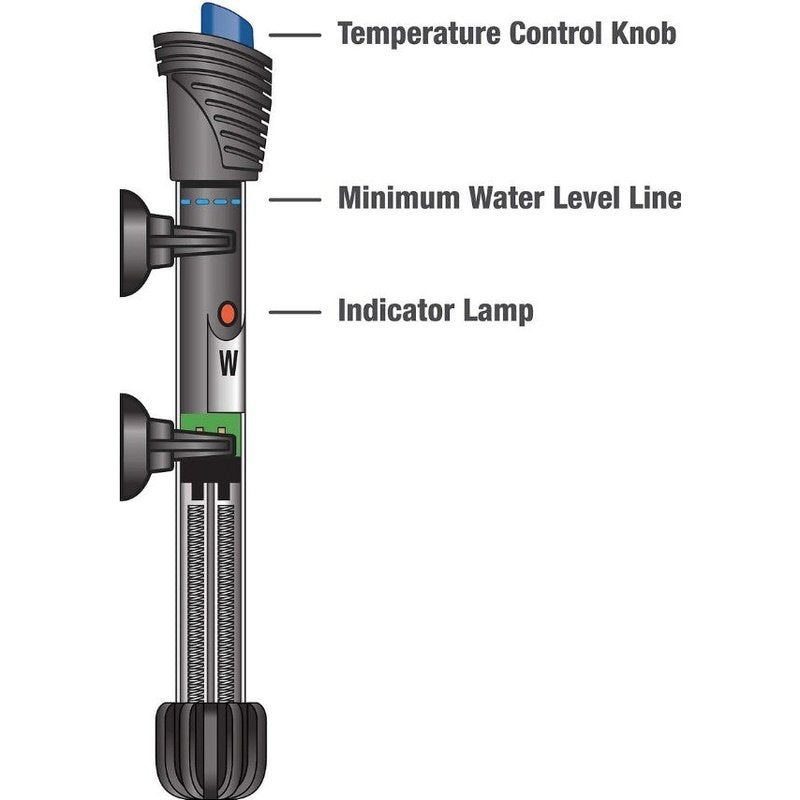 Aqueon Submersible Aquarium Heaters Compact Size - Aquatic Connect