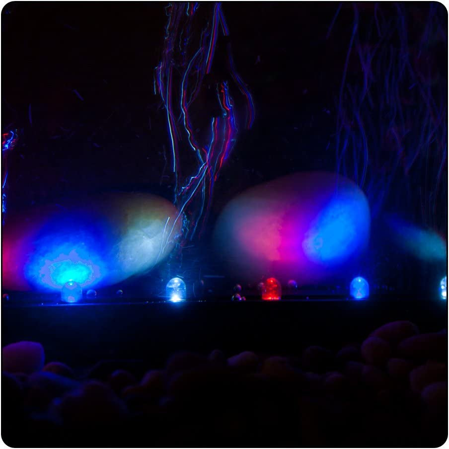 Via Aqua LED Light and Airstone Slow Color Changing - Aquatic Connect