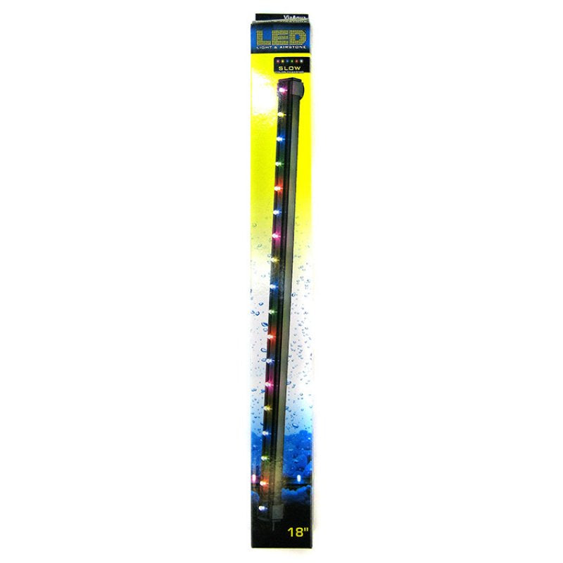 Via Aqua LED Light and Airstone Slow Color Changing - Aquatic Connect