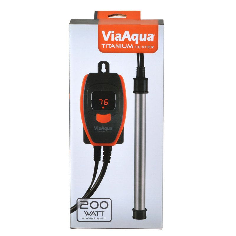 Via Aqua Titanium Heater - Aquatic Connect
