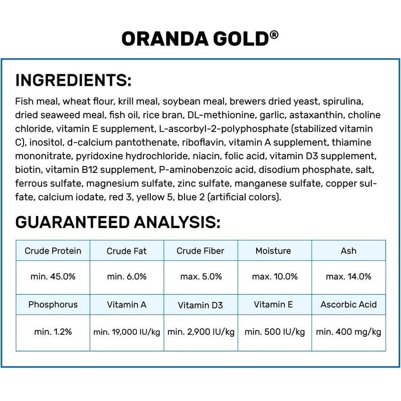Hikari Oranda Gold Floating Mini Pellet Food - Aquatic Connect