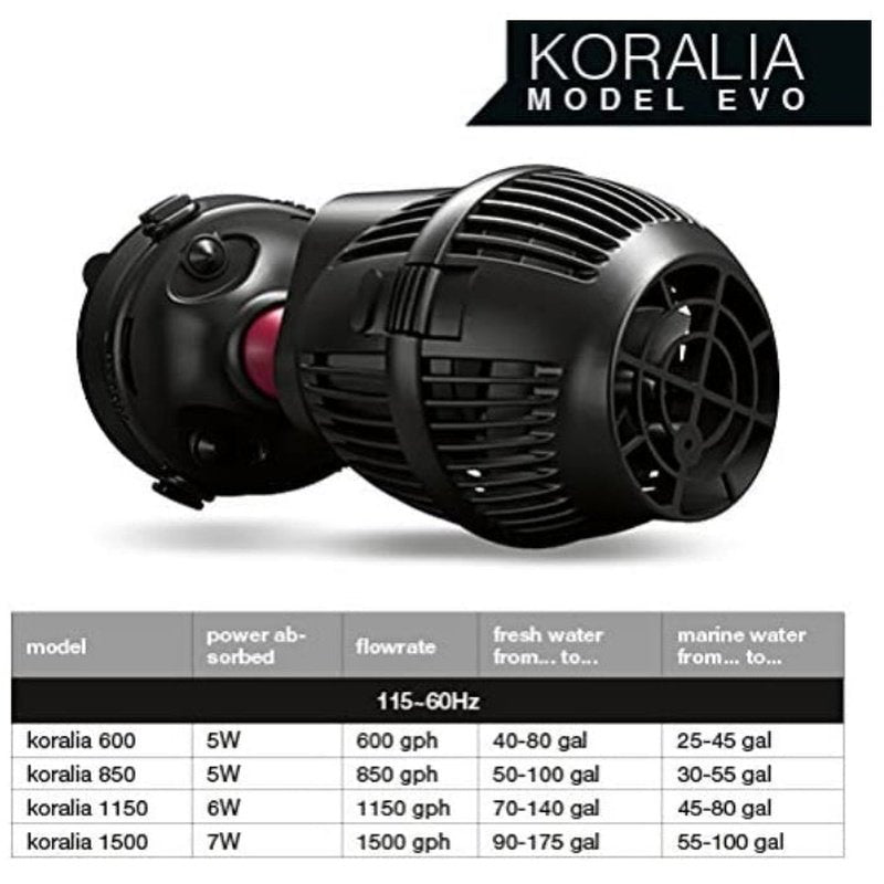 Hydor Koralia Circulation and Wave Pump - Aquatic Connect