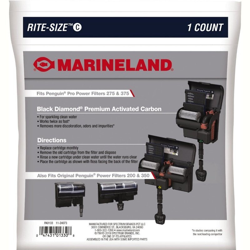 Marineland Penguin Power Filter Cartridge Rite-Size C - Aquatic Connect