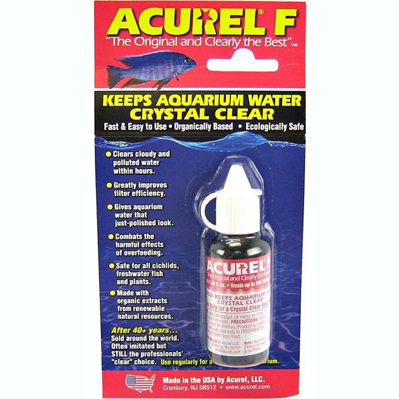 Acurel F Keeps Aquarium Water Crystal Clear - Aquatic Connect