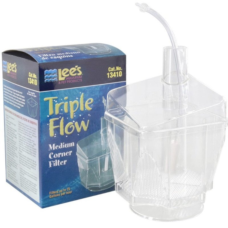 Lees Triple Flow Corner Aquarium Filter - Aquatic Connect