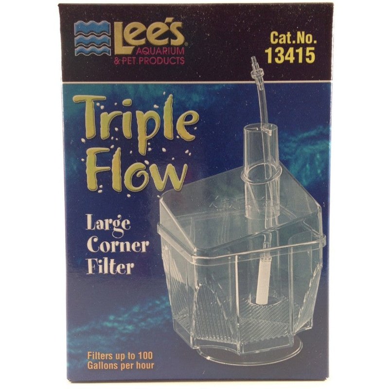 Lees Triple Flow Corner Aquarium Filter - Aquatic Connect