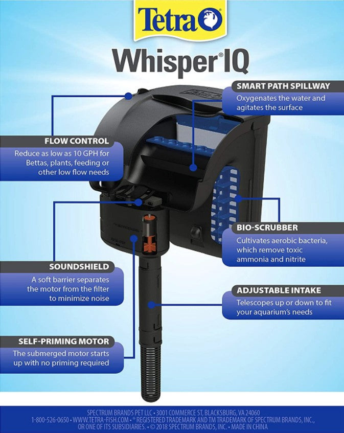 Tetra Whisper IQ Power Filter - Aquatic Connect