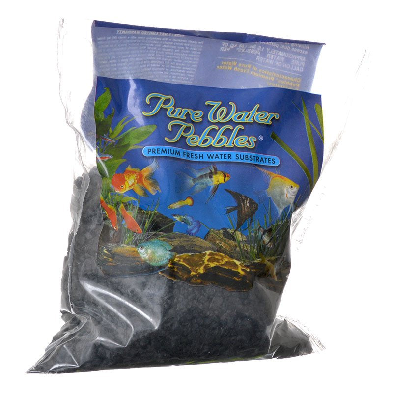Pure Water Pebbles Aquarium Gravel Jet Black - Aquatic Connect