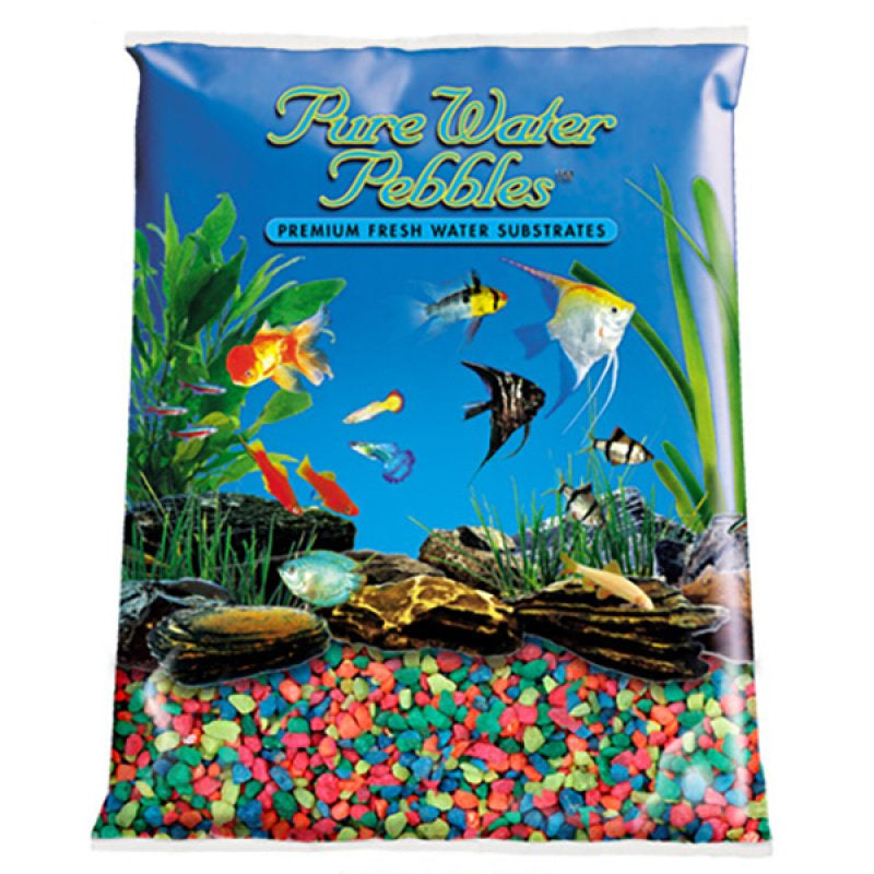 Pure Water Pebbles Aquarium Gravel Neon Rainbow - Aquatic Connect