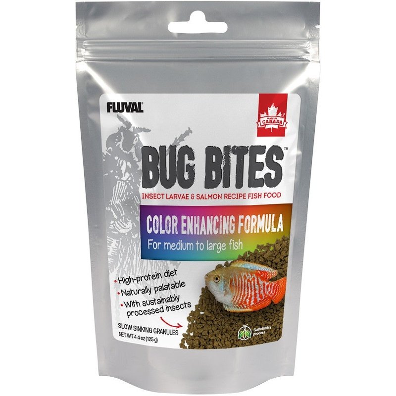 Fluval Bug Bites Color Enhancing Formula for Medium-Large Fish - Aquatic Connect