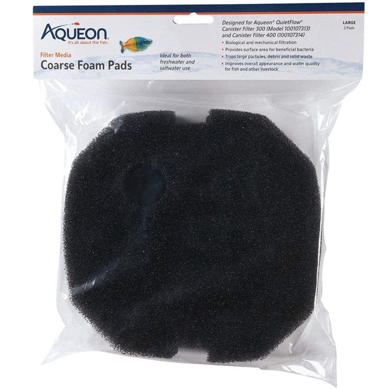 Aqueon Coarse Foam Pads Large - Aquatic Connect