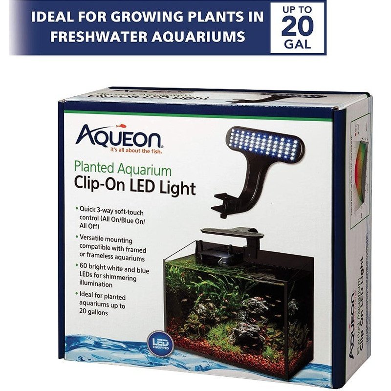 Aqueon Planted Aquarium Clip-On LED Light - Aquatic Connect