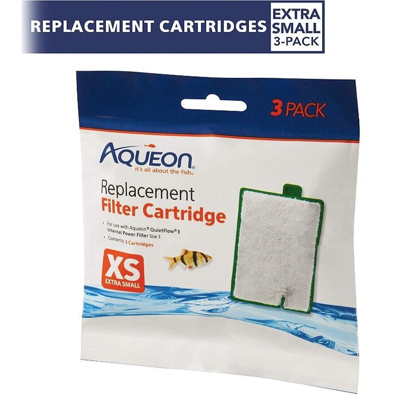 Aqueon Replacement Filter Cartridges for E Internal Power Filter X-Small - Aquatic Connect
