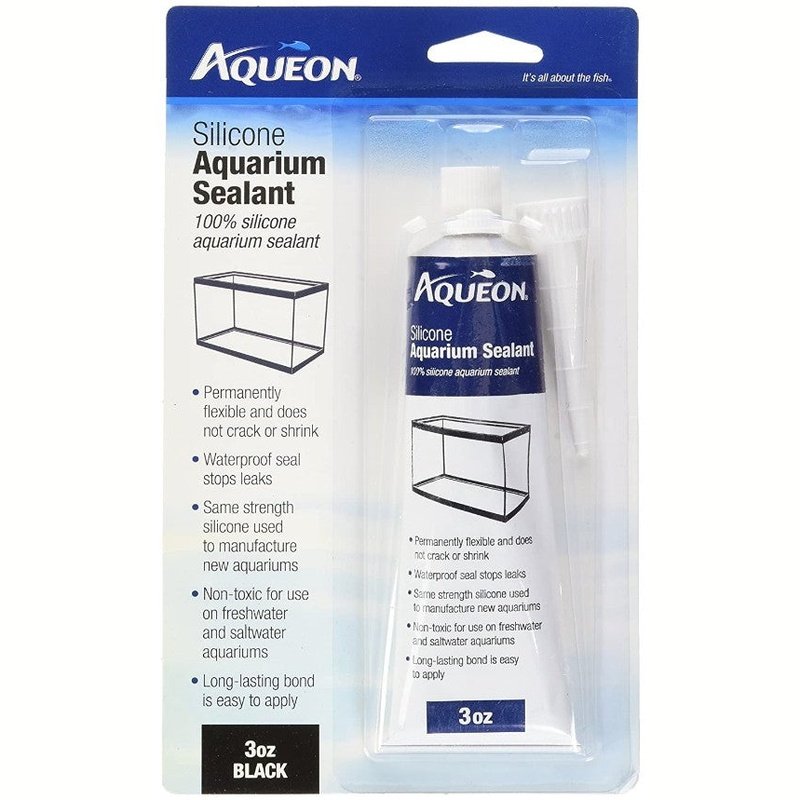 Aqueon Silicone Aquarium Sealant Black - Aquatic Connect