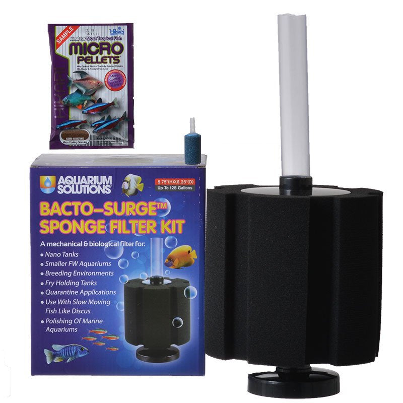 Aquarium Solutions Bacto-Surge Sponge Filter Kit - Aquatic Connect