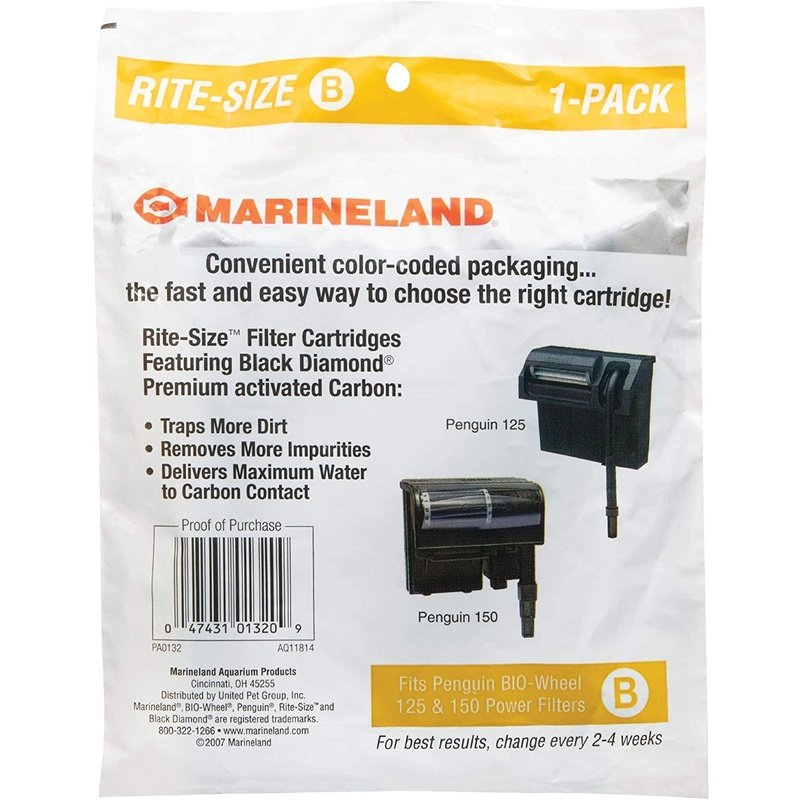 Marineland Rite-Size B Cartridge - Aquatic Connect