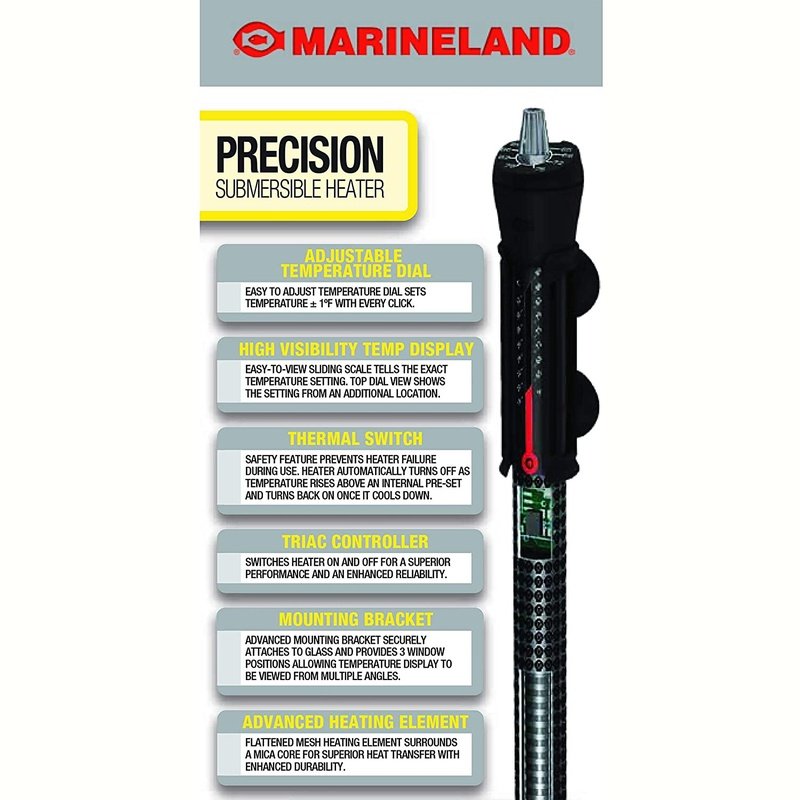 Marineland Precision Submersible Aquarium Heater - Aquatic Connect
