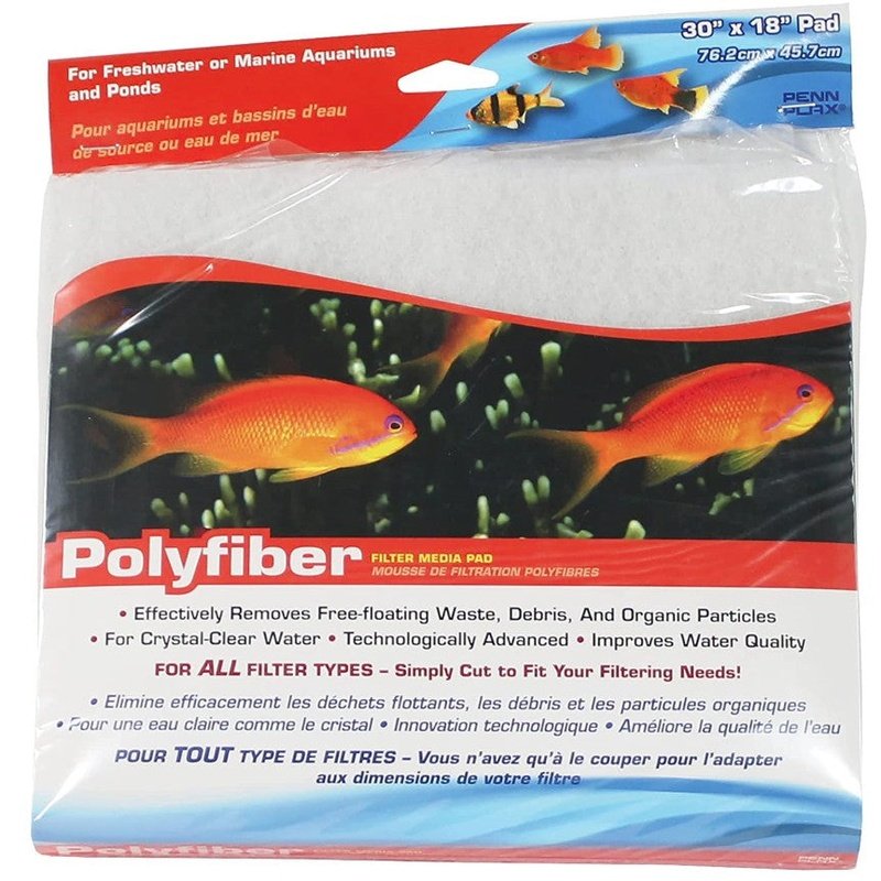 Penn Plax Polyfiber Filter Media Pad - Aquatic Connect