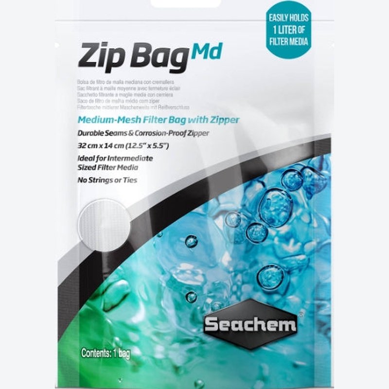 Seachem Medium Mesh Zip Bag - Aquatic Connect
