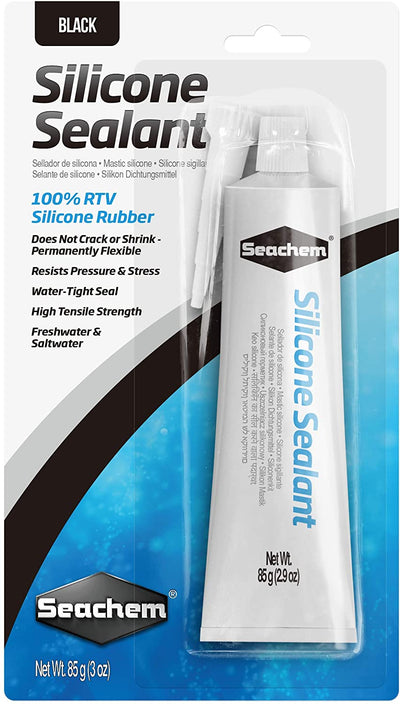 Seachem Silicone Sealant Black - Aquatic Connect