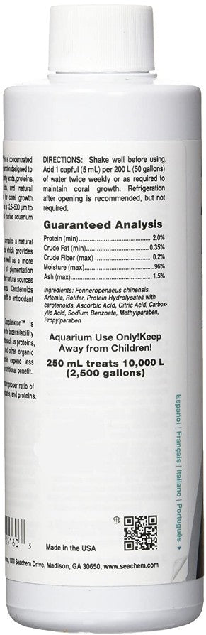 Seachem Reef Zooplankton - Aquatic Connect
