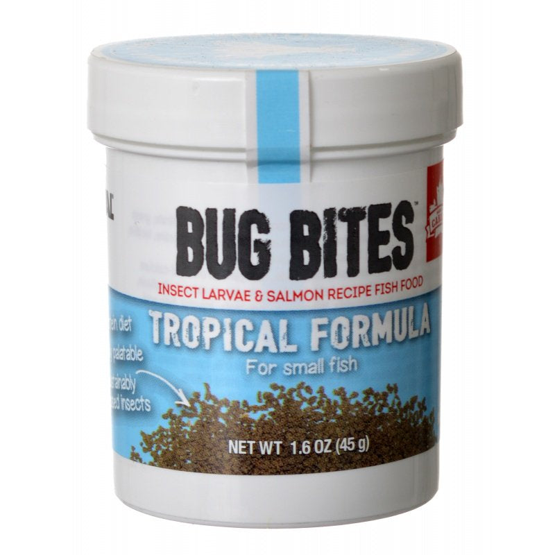 Fluval Bug Bites Tropical Formula Granules for Small Fish - Aquatic Connect