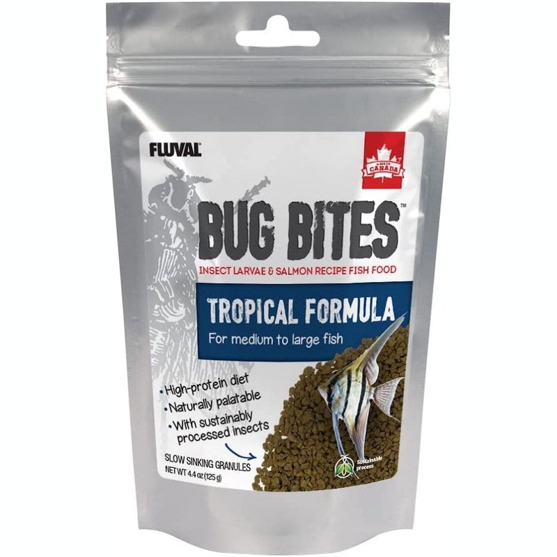 Fluval Bug Bites Tropical Formula Granules for Medium-Large Fish - Aquatic Connect