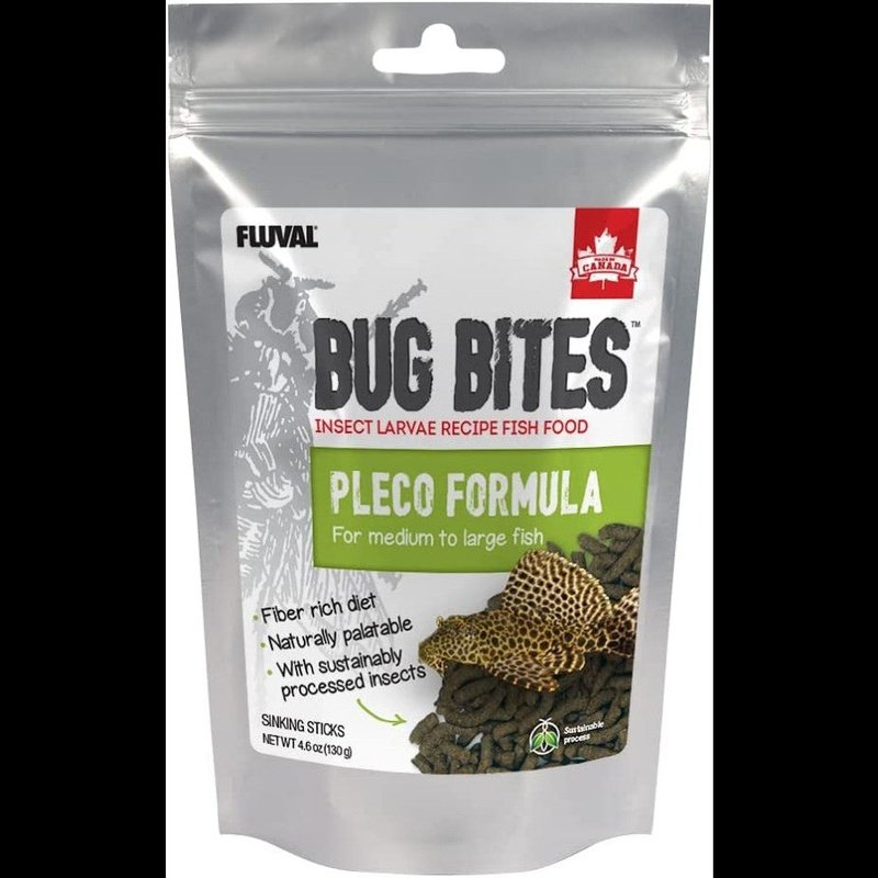 Fluval Bug Bites Pleco Formula Sticks for Medium-Large Fish - Aquatic Connect