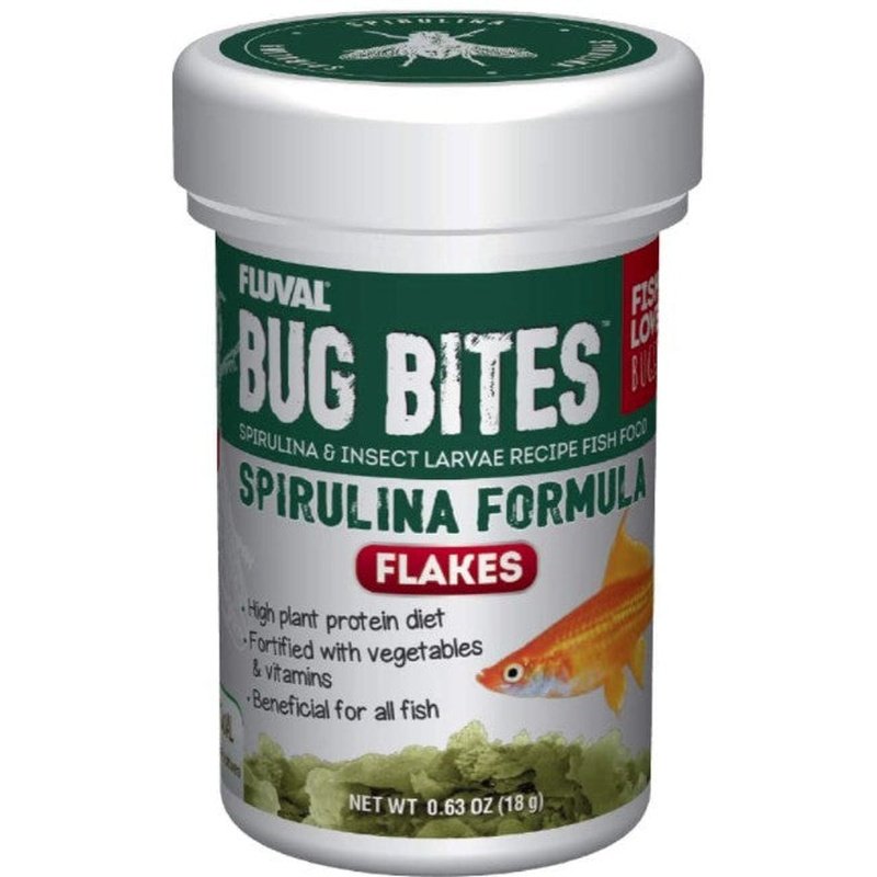 Fluval Bug Bites Spirulina Formula Flakes - Aquatic Connect