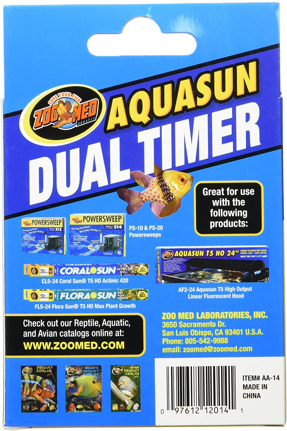 Zoo Med AquaSun Dual Timer - Aquatic Connect